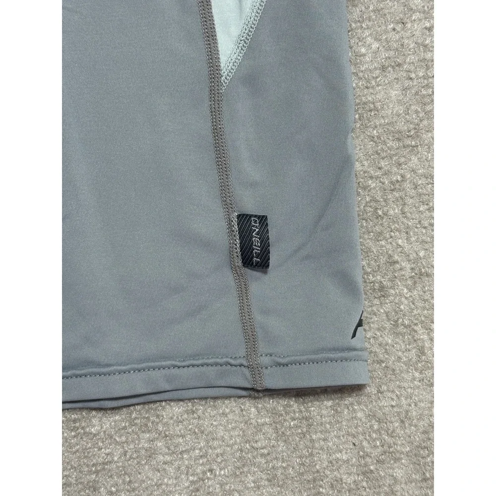 O'Neill Jordy Freak Shirt Medium Blue Gray Rash Guard Surf Swim‎ Mens Nylon Tee